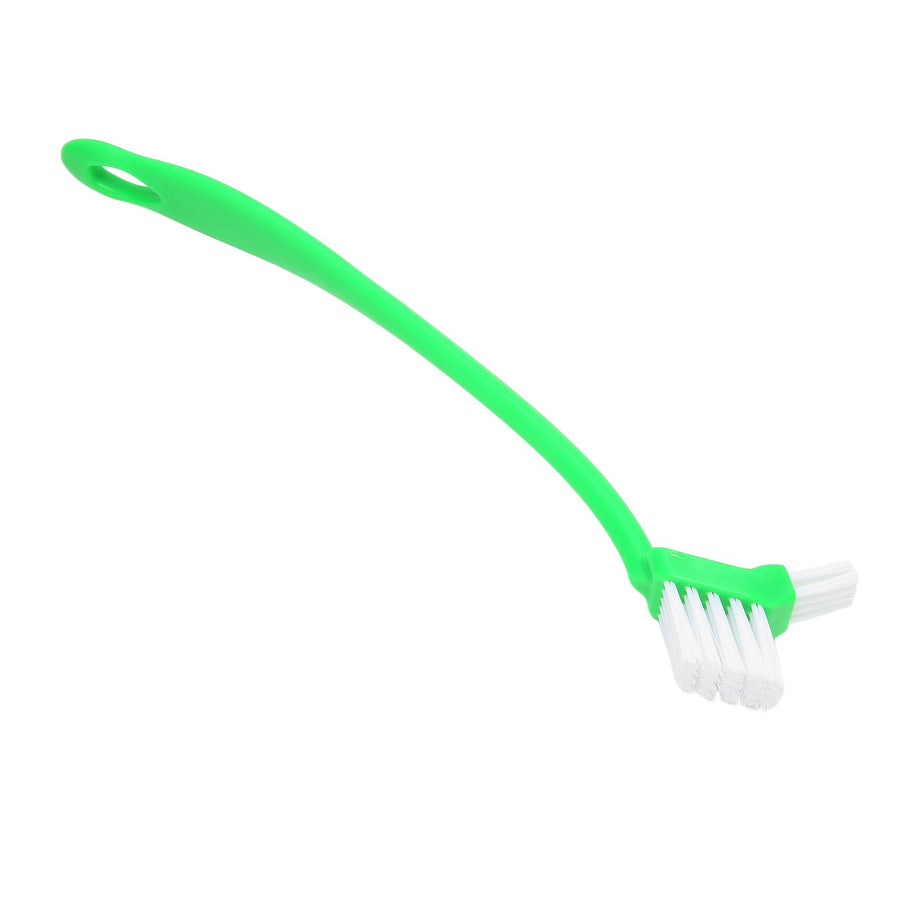 Universal 2 Head Cleaning Brush 31cm Long Handle Brush for Juicer Bottle Cup Green