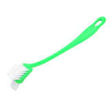 Universal 2 Head Cleaning Brush 31cm Long Handle Brush for Juicer Bottle Cup Green