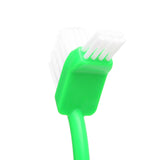 Universal 2 Head Cleaning Brush 31cm Long Handle Brush for Juicer Bottle Cup Green