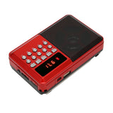 Portable AM FM Radio Memory Card Mp3 Playback Battery Operated Ergonomic External Antenna Pocket Radio