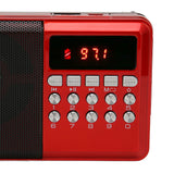 Portable AM FM Radio Memory Card Mp3 Playback Battery Operated Ergonomic External Antenna Pocket Radio