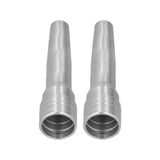2Pcs Coffee Machine Steam Nozzle Stainless Steel Milk Foam Steam Nozzle for Home Kitchen Cafe Milk Tea Shop (Extended Version)