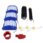 Roller Brush Filters Side Brushes Cleaner Kits Replacement Parts for Roomba 600 675 690 670 671