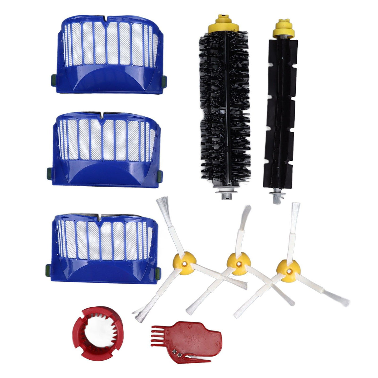 Roller Brush Filters Side Brushes Cleaner Kits Replacement Parts for Roomba 600 675 690 670 671