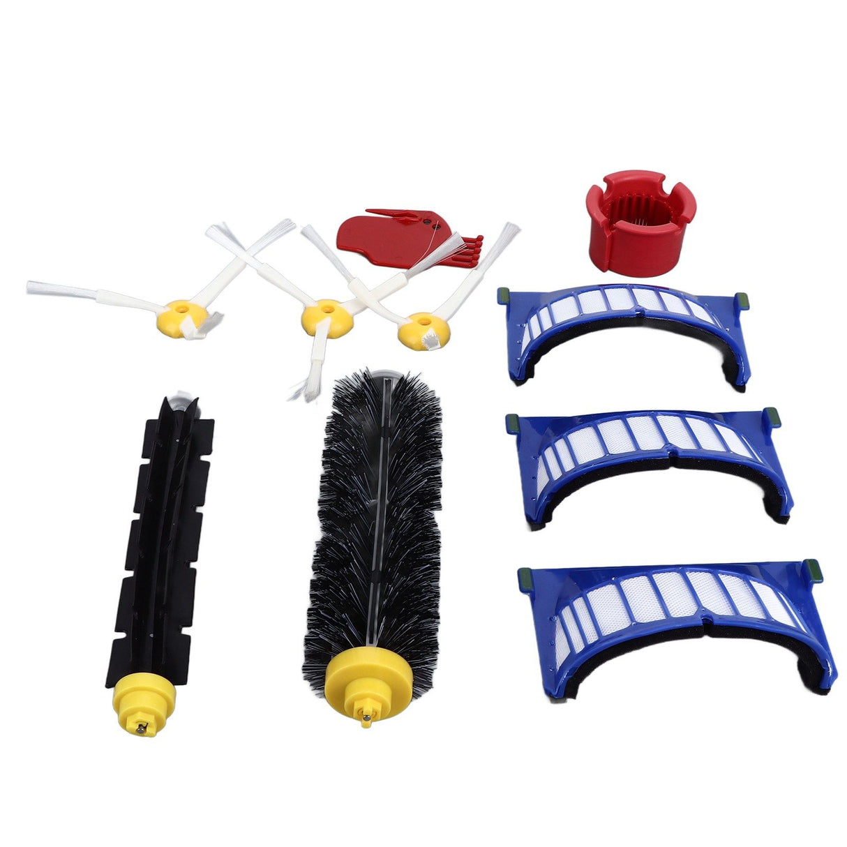 Roller Brush Filters Side Brushes Cleaner Kits Replacement Parts for Roomba 600 675 690 670 671