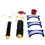 Roller Brush Filters Side Brushes Cleaner Kits Replacement Parts for Roomba 600 675 690 670 671 - Close-Up Angle