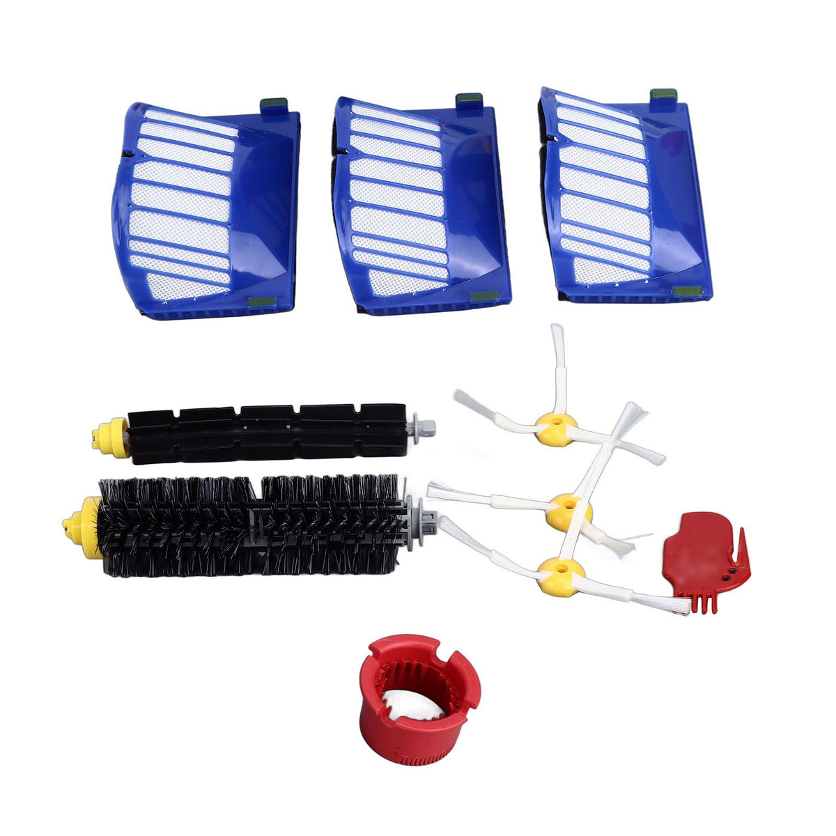 Roller Brush Filters Side Brushes Cleaner Kits Replacement Parts for Roomba 600 675 690 670 671