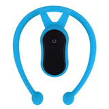 Intelligent Posture Corrector Vibration Reminder Automatic Memory Function Lightweight Posture Trainer for Work Study Blue - 45-Degree Angle