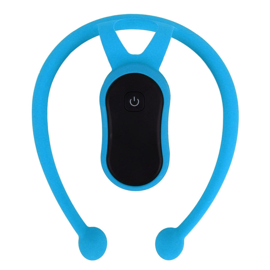 Intelligent Posture Corrector Vibration Reminder Automatic Memory Function Lightweight Posture Trainer for Work Study Blue