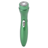 Electric Razor Low Noise Stainless Steel Electric Head Shaver Low Allergic Reactivity for Man 3.7V 2W Green - Front View