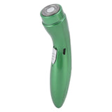 Electric Razor Low Noise Stainless Steel Electric Head Shaver Low Allergic Reactivity for Man 3.7V 2W Green
