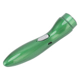 Electric Razor Low Noise Stainless Steel Electric Head Shaver Low Allergic Reactivity for Man 3.7V 2W Green - Low Angle