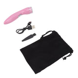 Electric Razor Low Noise Stainless Steel Electric Head Shaver Low Allergic Reactivity for Man 3.7V 2W Pink