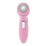 Electric Razor Low Noise Stainless Steel Electric Head Shaver Low Allergic Reactivity for Man 3.7V 2W Pink