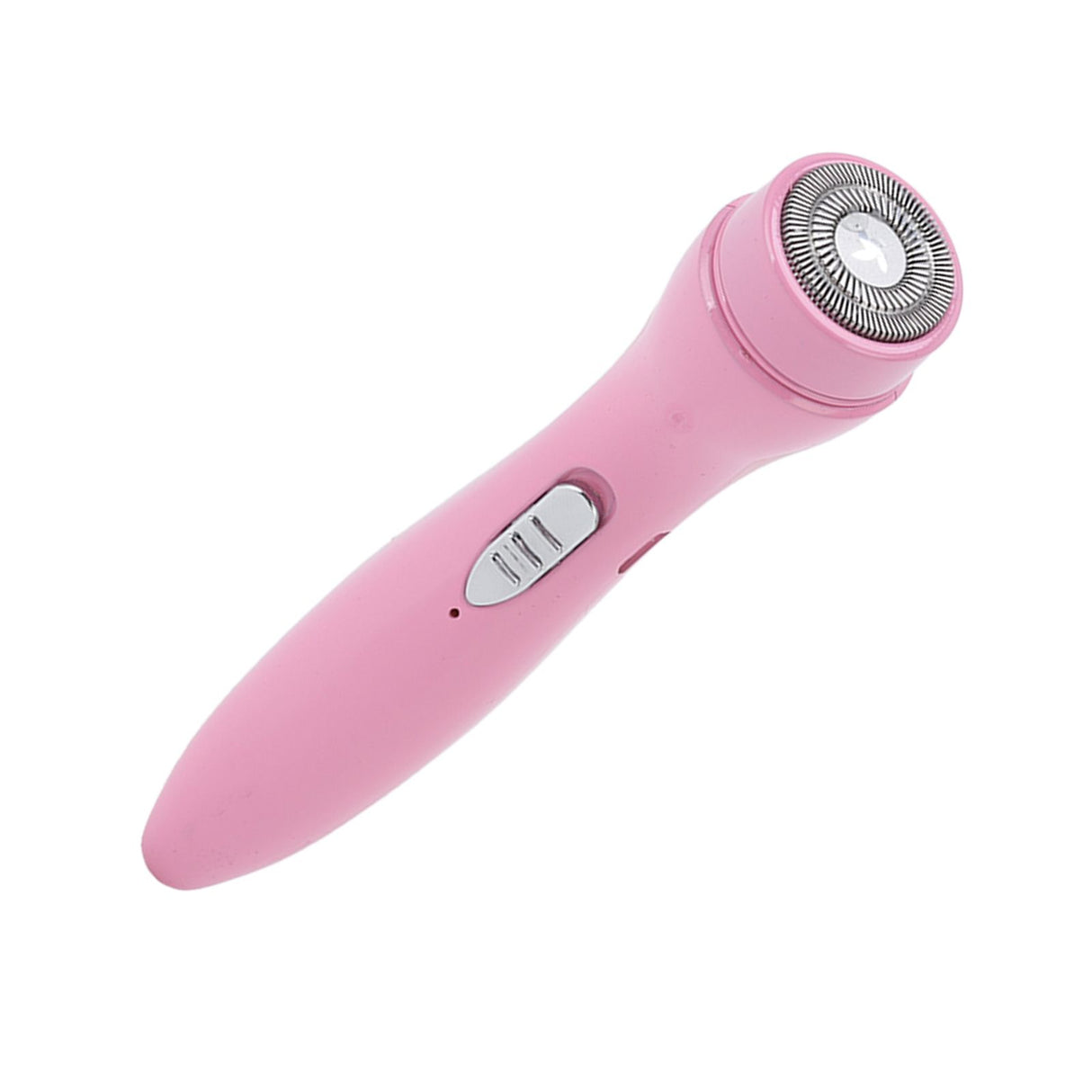 Electric Razor Low Noise Stainless Steel Electric Head Shaver Low Allergic Reactivity for Man 3.7V 2W Pink