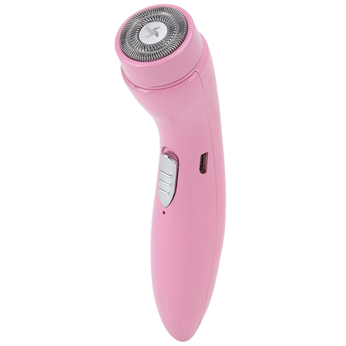 Electric Razor Low Noise Stainless Steel Electric Head Shaver Low Allergic Reactivity for Man 3.7V 2W Pink
