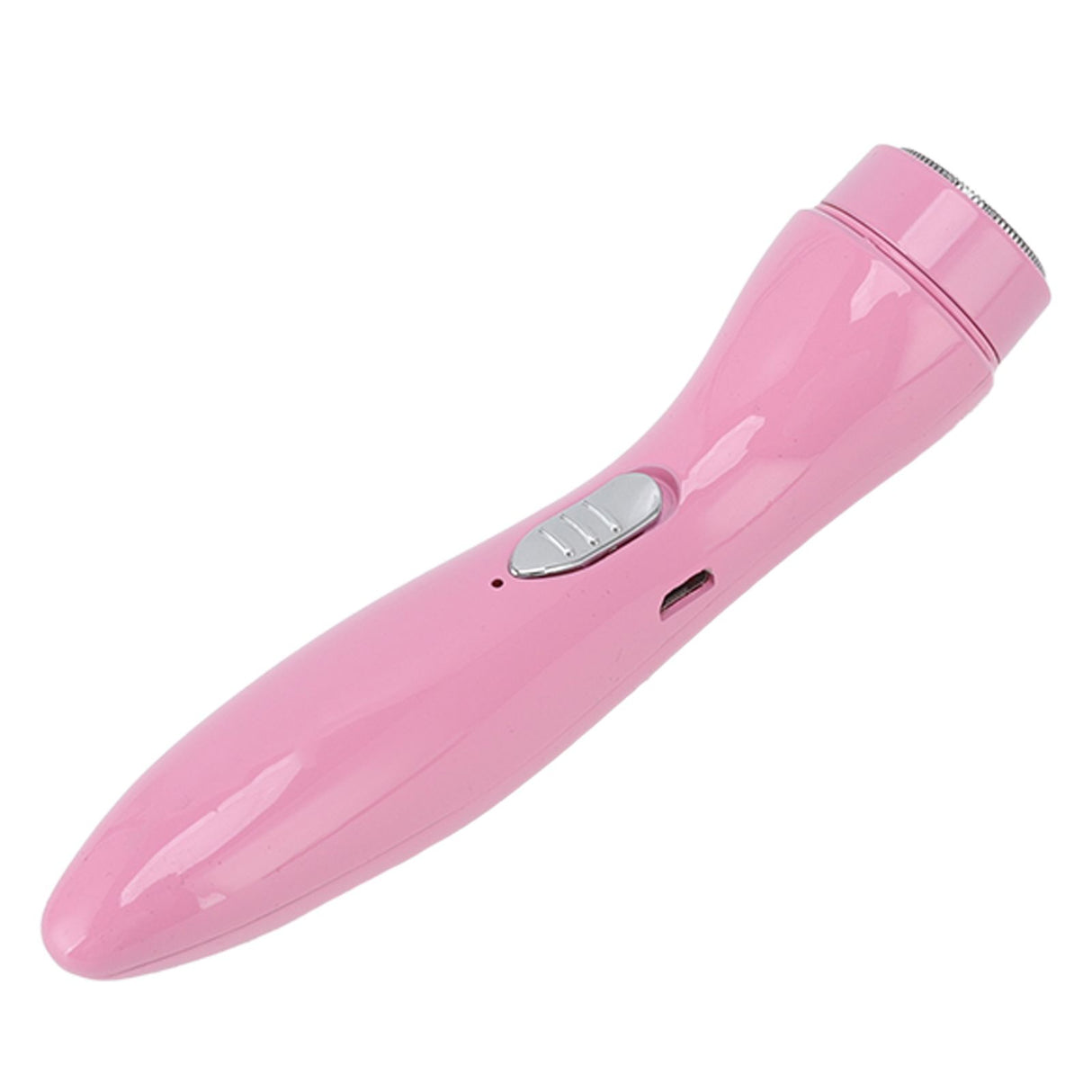 Electric Razor Low Noise Stainless Steel Electric Head Shaver Low Allergic Reactivity for Man 3.7V 2W Pink