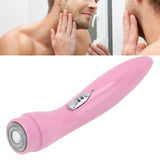Electric Razor Low Noise Stainless Steel Electric Head Shaver Low Allergic Reactivity for Man 3.7V 2W Pink