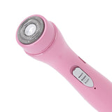Electric Razor Low Noise Stainless Steel Electric Head Shaver Low Allergic Reactivity for Man 3.7V 2W Pink