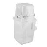 Hand Cranked Ice Crusher Clear Rustproof Multifunctional Manual Ice Crusher for Home Kitchen Transparent - Top-Down View