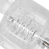 Hand Cranked Ice Crusher Clear Rustproof Multifunctional Manual Ice Crusher for Home Kitchen Transparent - Extra Image