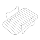 Fryer Stainless Steel Rack Fryer Accessories Multi Purpose Grilling Holder Outdoor BBQ Tools - Side View