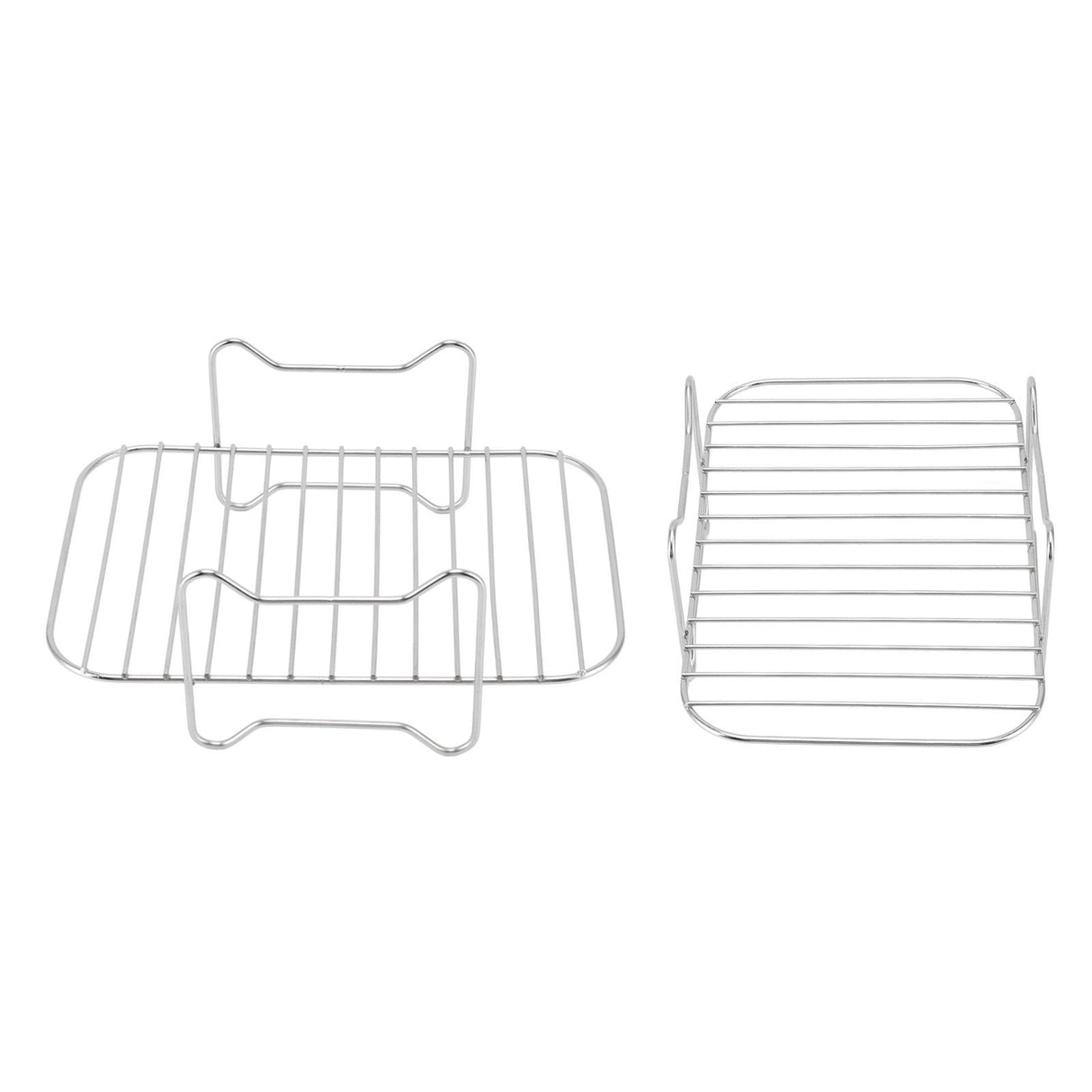 Fryer Stainless Steel Rack Fryer Accessories Multi Purpose Grilling Holder Outdoor BBQ Tools