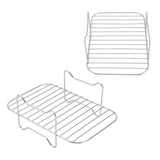 Fryer Stainless Steel Rack Fryer Accessories Multi Purpose Grilling Holder Outdoor BBQ Tools