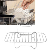 Fryer Stainless Steel Rack Fryer Accessories Multi Purpose Grilling Holder Outdoor BBQ Tools - Extra Image