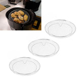 3Pcs Air Fryer Dehydrator Racks Stackable Food Grade Stainless Steel Fruit Meat Dehydration Air Fryer Rack for Air Fryer - Extra Image