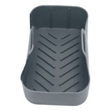 Fryer Silicone Pot Non Stick Reusable Liner Basket Replacement for Ninja DZ201 Foodi 8QT Gray