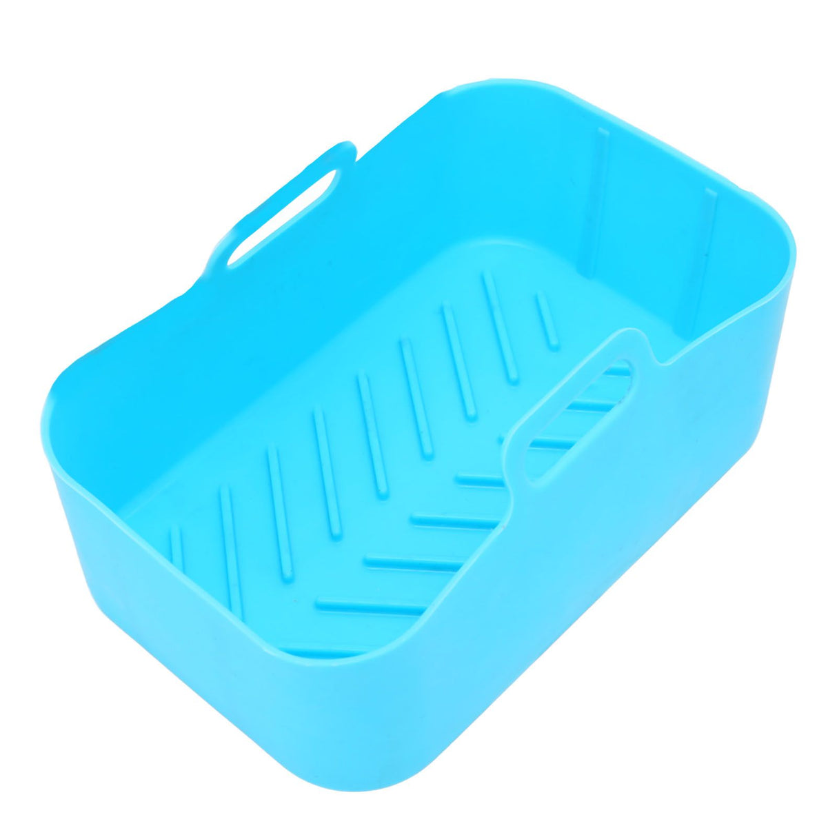 Fryer Silicone Pot Non Stick Reusable Liner Basket Replacement for Ninja DZ201 Foodi 8QT Blue
