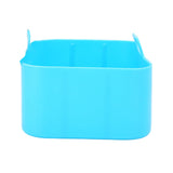 Fryer Silicone Pot Non Stick Reusable Liner Basket Replacement for Ninja DZ201 Foodi 8QT Blue - Rear View