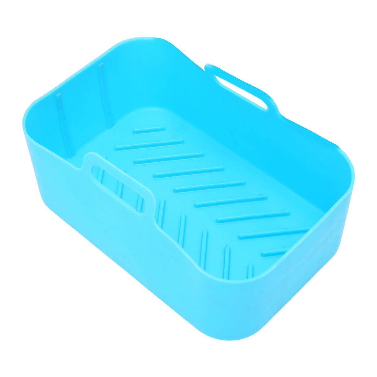 Fryer Silicone Pot Non Stick Reusable Liner Basket Replacement for Ninja DZ201 Foodi 8QT Blue