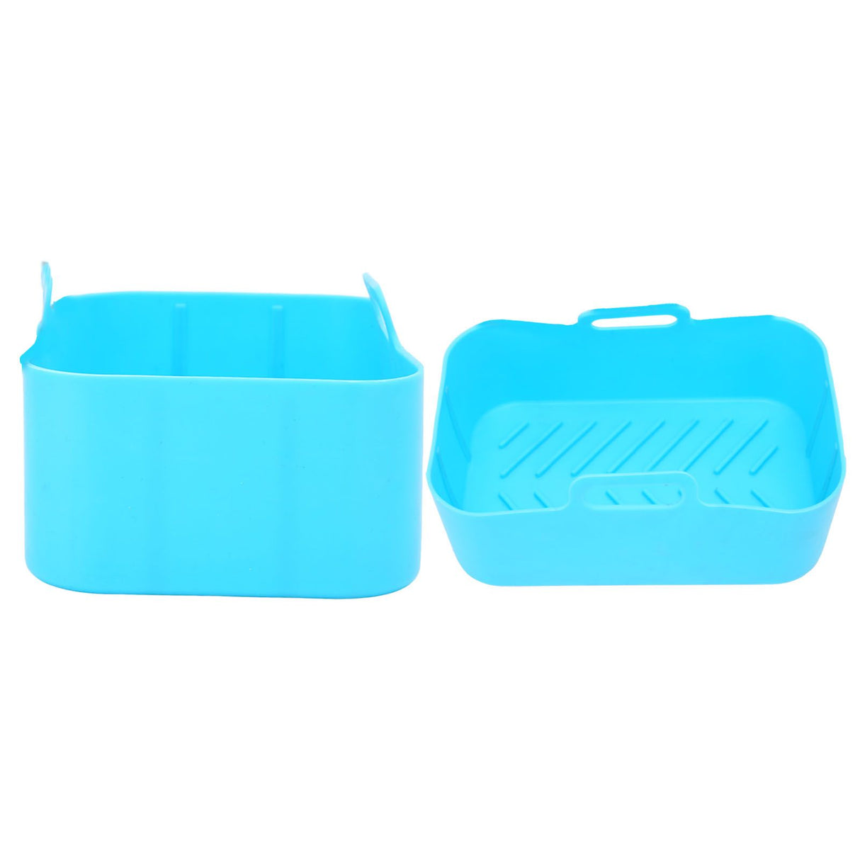 Fryer Silicone Pot Non Stick Reusable Liner Basket Replacement for Ninja DZ201 Foodi 8QT Blue