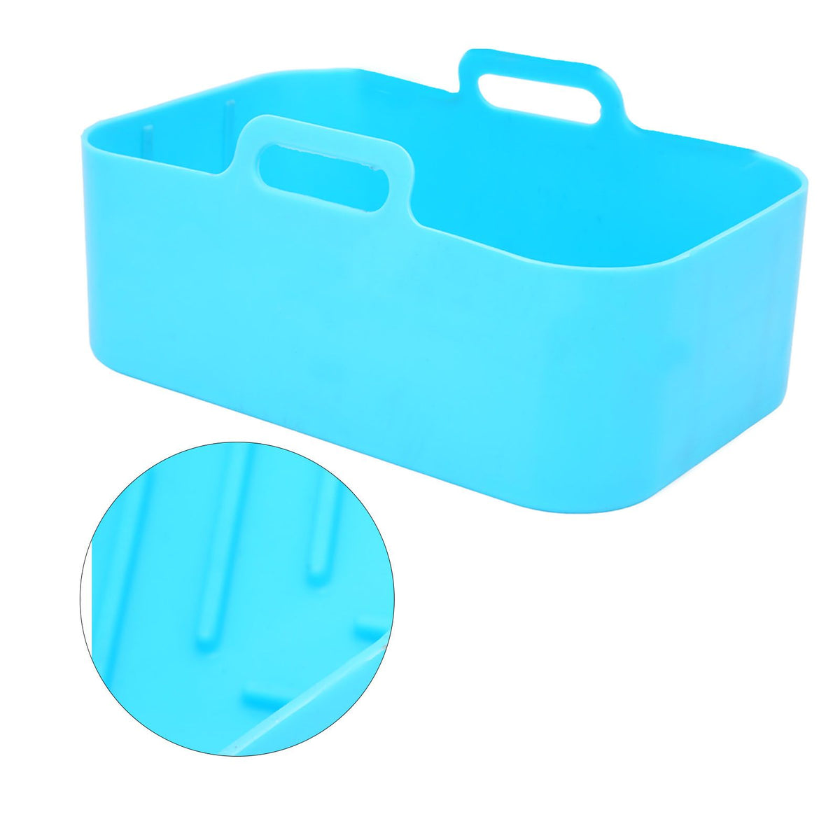 Fryer Silicone Pot Non Stick Reusable Liner Basket Replacement for Ninja DZ201 Foodi 8QT Blue