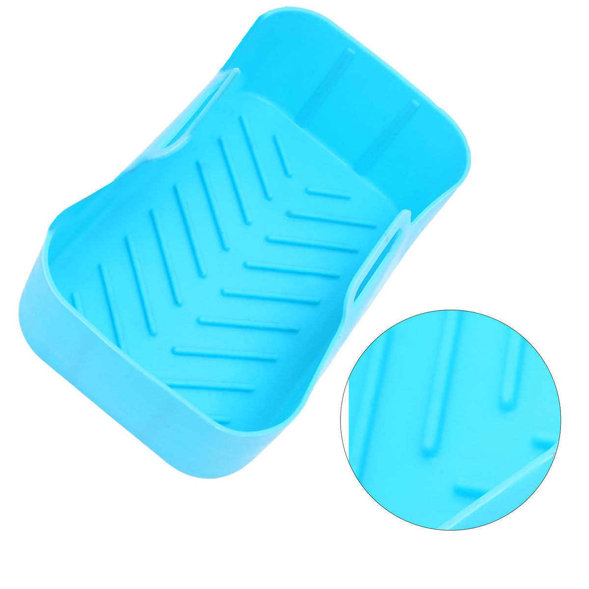 Fryer Silicone Pot Non Stick Reusable Liner Basket Replacement for Ninja DZ201 Foodi 8QT Blue