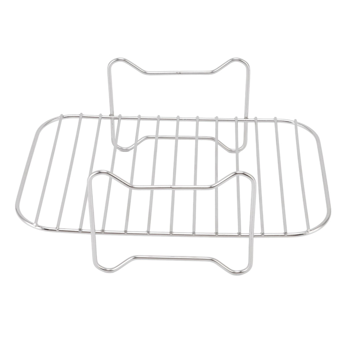 Fryer Stainless Steel Rack Multi Purpose Cooking Baking Grilling Rack Fryer Accessories for Ninja Foodi DZ201 401