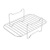 Fryer Stainless Steel Rack Multi Purpose Cooking Baking Grilling Rack Fryer Accessories for Ninja Foodi DZ201 401