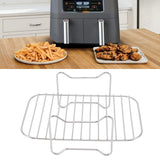 Fryer Stainless Steel Rack Multi Purpose Cooking Baking Grilling Rack Fryer Accessories for Ninja Foodi DZ201 401 - Extra Image