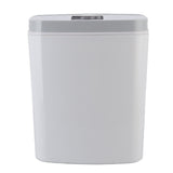 Smart Trash Can 16L Infrared Induction Button Control Manual Mute Household Automatic Trash Can with Night Light White