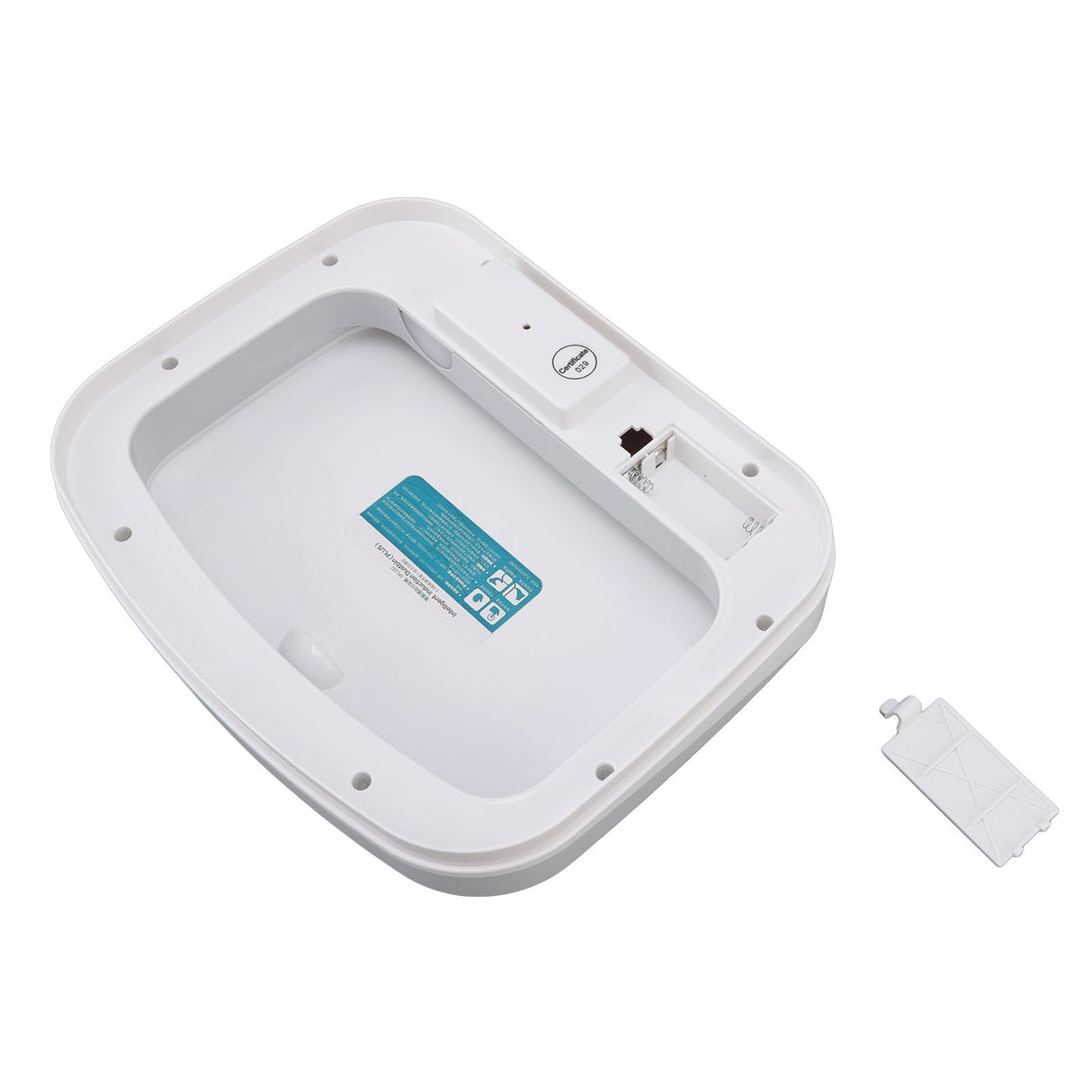 Smart Trash Can 16L Infrared Induction Button Control Manual Mute Household Automatic Trash Can with Night Light White