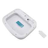 Smart Trash Can 16L Infrared Induction Button Control Manual Mute Household Automatic Trash Can with Night Light White - Extra Image