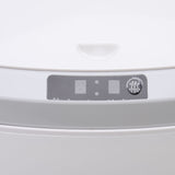 Smart Trash Can 16L Infrared Induction Button Control Manual Mute Household Automatic Trash Can with Night Light White
