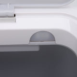 Smart Trash Can 16L Infrared Induction Button Control Manual Mute Household Automatic Trash Can with Night Light Gray - Extra Image