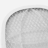 Electric Mosquito Swatter 5V 1A Rechargeable Efficient 2 in 1 Electric Mosquito Bat with LED Light for Home White