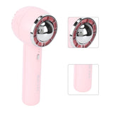 Handheld Fan 3 Speeds USB Charging Strong Wind Lightweight 1200mAh Battery Portable Fan Handheld for Office Travel Pink - Extra Image