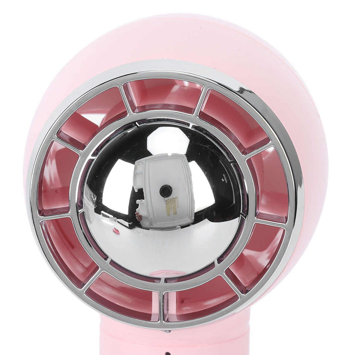 Handheld Fan 3 Speeds USB Charging Strong Wind Lightweight 1200mAh Battery Portable Fan Handheld for Office Travel Pink