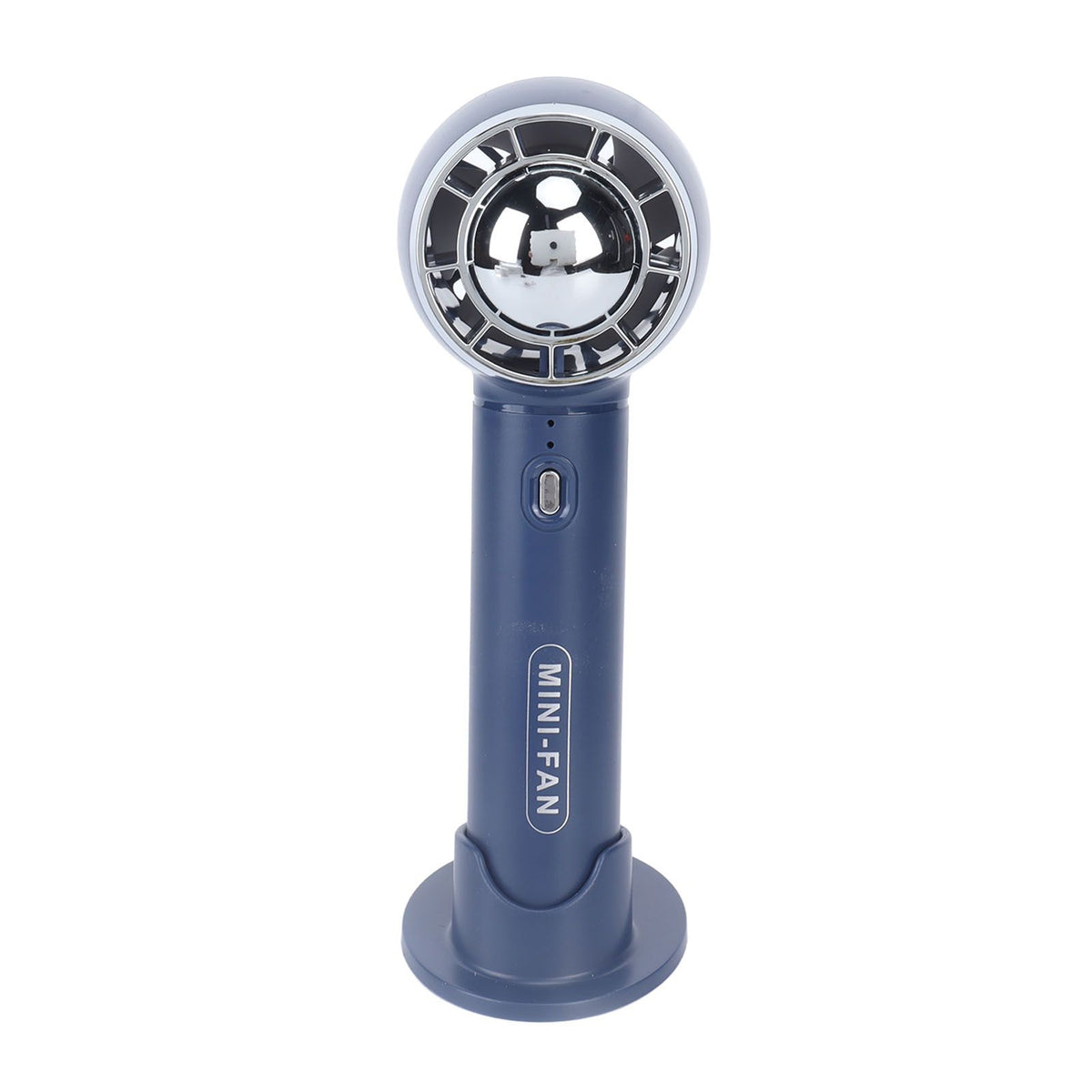 Handheld Fan 3 Speeds USB Charging Strong Wind Lightweight 1200mAh Battery Portable Fan Handheld for Office Travel Blue