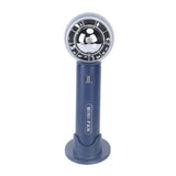 Handheld Fan 3 Speeds USB Charging Strong Wind Lightweight 1200mAh Battery Portable Fan Handheld for Office Travel Blue - 45-Degree Angle